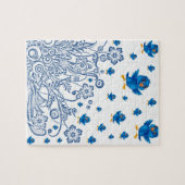 Puzzle mit schwarzen Vögeln für alle (Horizontal)