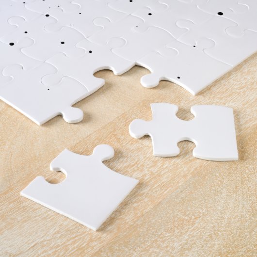 Puzzle mit Schwarzweiß-Spritzer (Seite)
