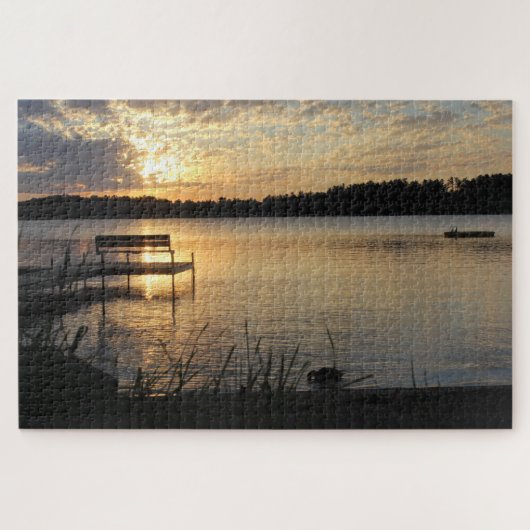 Puzzle mit Seeblick (Horizontal)