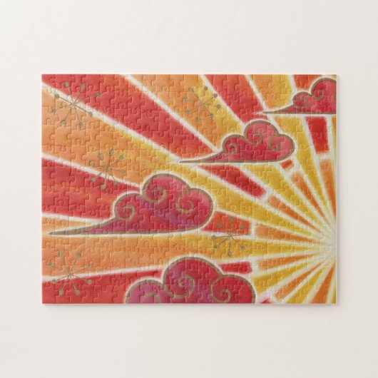 Puzzle mit Sonnenuntergang (Horizontal)