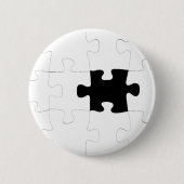 Puzzle mit vermisstem Stück Button (Vorderseite)