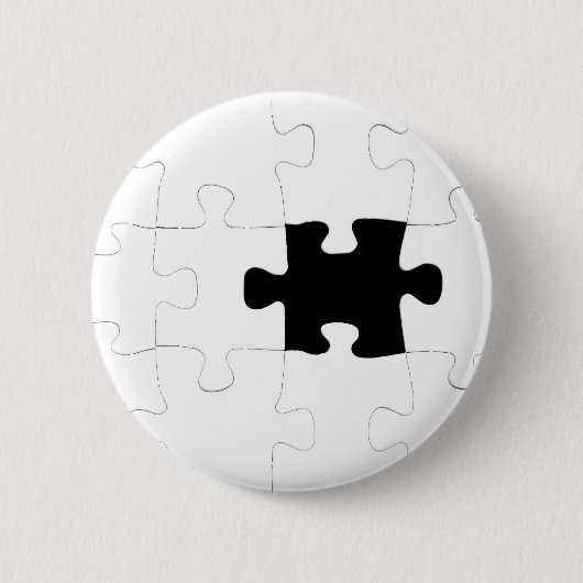 Puzzle mit vermisstem Stück Button (Vorderseite)