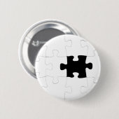 Puzzle mit vermisstem Stück Button (Vorne & Hinten)