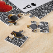 Puzzle mit vier Aces (Seite)