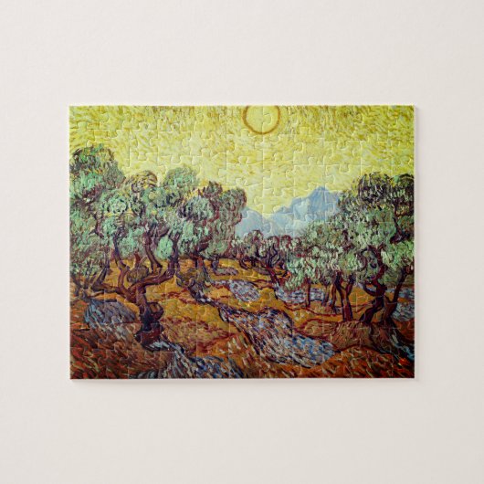 Puzzle mit Vincent Van Gogh's "Olivenbäumen" (Horizontal)