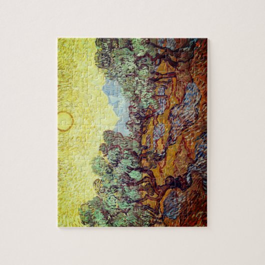 Puzzle mit Vincent Van Gogh's "Olivenbäumen" (Vertikal)