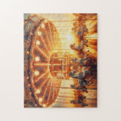 Puzzle mit Vintagem Karussellkarussell (Vertikal)