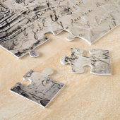 Puzzle mit Vintagem Uhrturm (Seite)