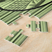 Puzzle mit Vintagen grünen Frauen (Seite)