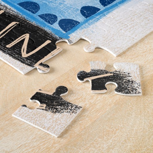 Puzzle mit Waschmaschine (Seite)