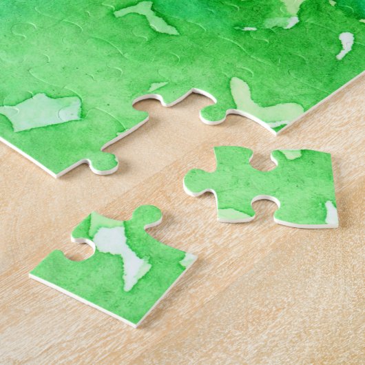 Puzzle mit Wasserfarben (Seite)