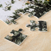 Puzzle mit zwei gelben Bäumen (Seite)