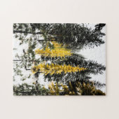 Puzzle mit zwei gelben Bäumen (Horizontal)
