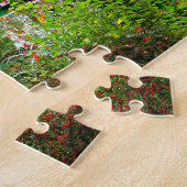 Puzzle, Monets Gartenbrücke über Lilienteich Puzzle (Seite)