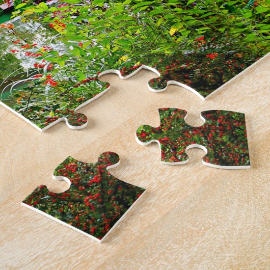 Puzzle, Monets Gartenbrücke über Lilienteich Puzzle (Seite)