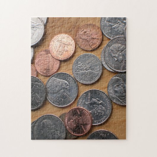 Puzzle - Münzen (Vertikal)