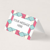 Puzzle Musterkarte mit bearbeitbarem Text (Vorderseite)