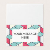 Puzzle Musterkarte mit bearbeitbarem Text (Außenseite Aufgefaltet)