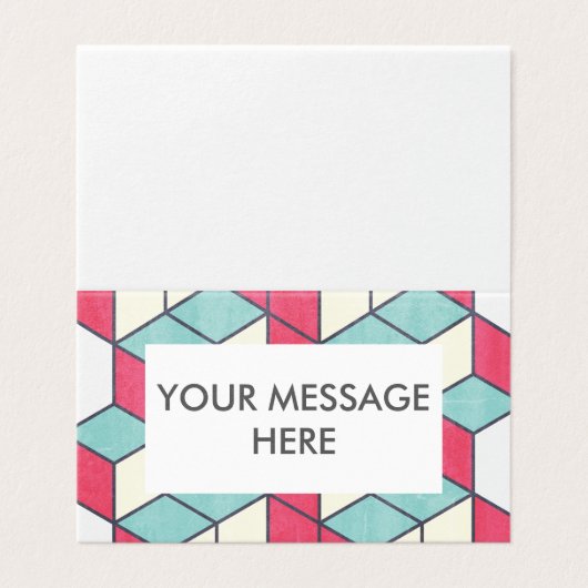 Puzzle Musterkarte mit bearbeitbarem Text (Außenseite Aufgefaltet)