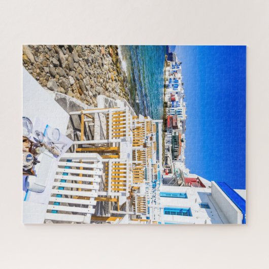 Puzzle Mykonos schöner Tag (Horizontal)