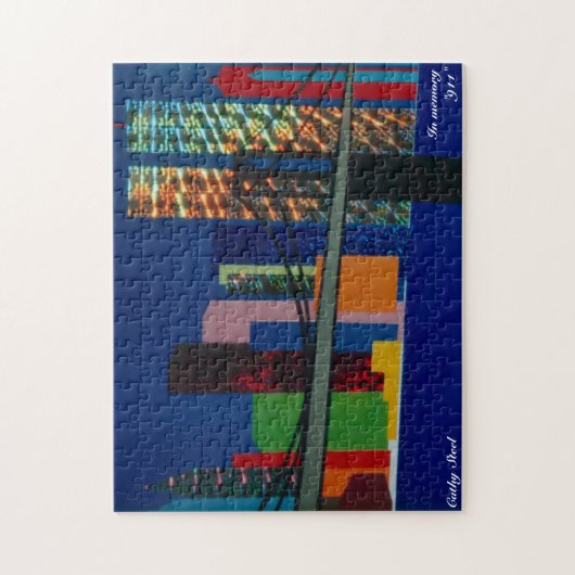Puzzle New York "In memory 911" (Vertikal)