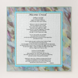 Puzzle Nicene Creed Christliche Glaubensbekenntnis
