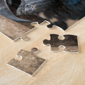 Puzzle niedlicher blauer HyazintheMacawpapagei (Seite)