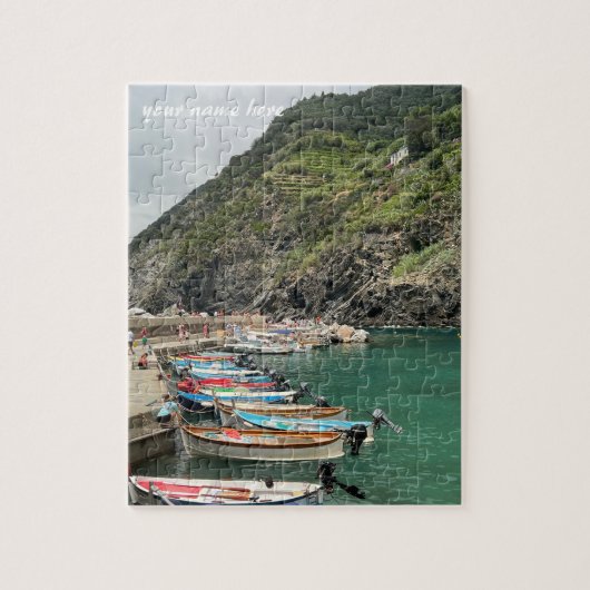 Puzzle of cinque Terre, Italy (Vertikal)