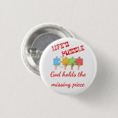 Puzzle of Faith Button (Vorne & Hinten)