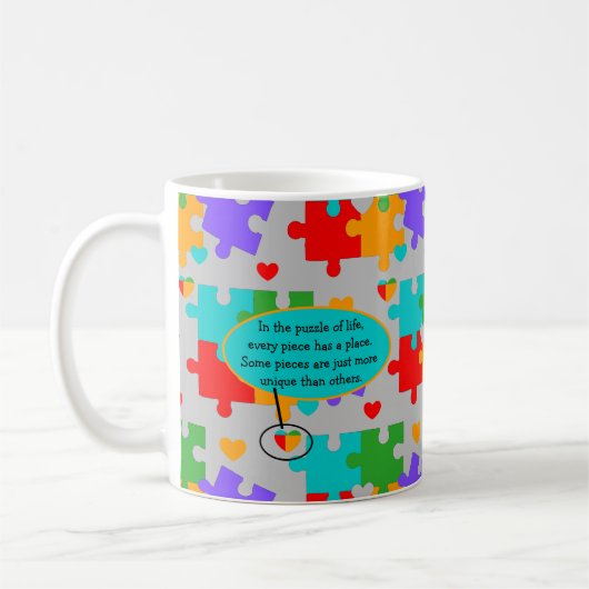 Puzzle of Life Kaffeetasse (Links)