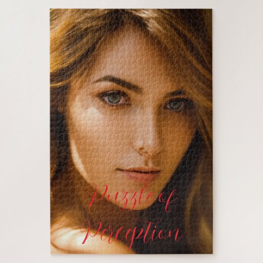 Puzzle of Perception Schönes Puzzle Mädchen (Vertikal)