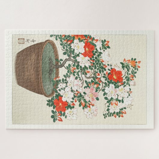 PUZZLE : OHARA KOSON : BLOOMIERUNG VON AZALEA (Horizontal)