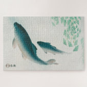 PUZZLE: OHARA KOSON : CARP/KOI 1926 PUZZLE (Horizontal)