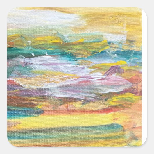 Puzzle or Rätsel Quadratischer Aufkleber (Vorderseite)