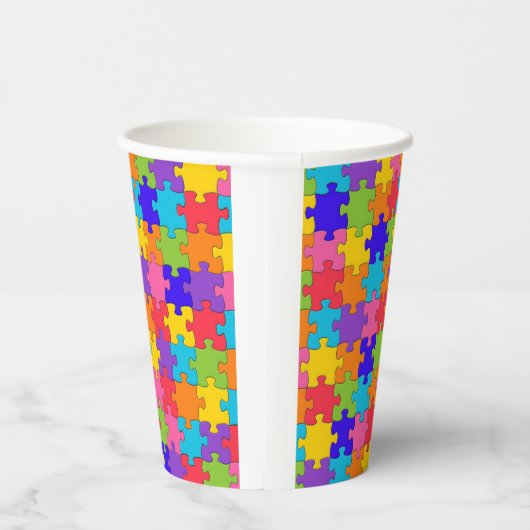 Puzzle Pappbecher (Rechts)