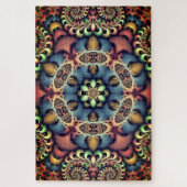 Puzzle pastellfarbener Blume (Vertikal)