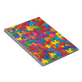 Puzzle Pattern Notebook - Für kreative Minds Notizblock (Rechte Seite)