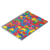 Puzzle Pattern Notebook - Für kreative Minds Notizblock (Linke Seite)
