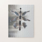 Puzzle - Pelikane und Reflektionen (Vertikal)