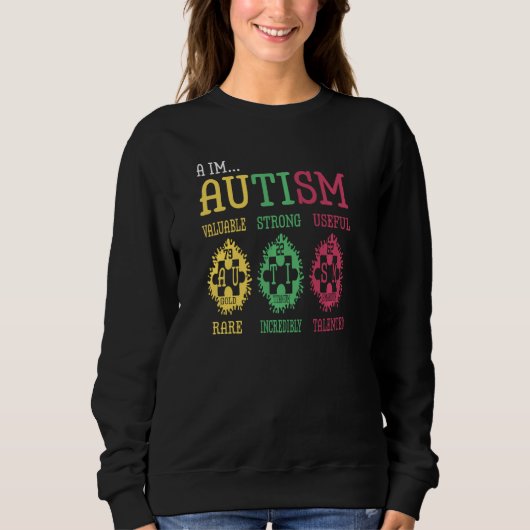 Puzzle Periodic Table Elements Au Sweatshirt (Vorderseite)