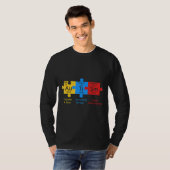 Puzzle Periodic Table Elements T-Shirt (Vorne ganz)
