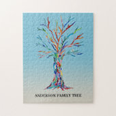 Puzzle personalisierter Baum (Vertikal)