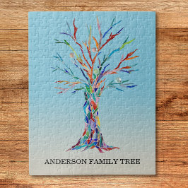 Puzzle personalisierter Baum