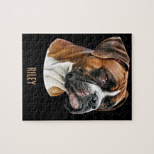 Puzzle personalisierter Hunde (Horizontal)