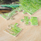 Puzzle - Pfau auf dem Hügel (Horizont) (Seite)