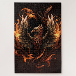 Puzzle.Phoenix Vogel von Zhnec. Puzzle