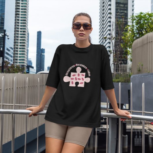 Puzzle Piece Autismus Deutsch T-Shirt