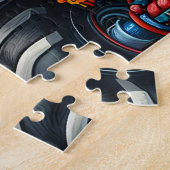 Puzzle Piece Autismus-LKW (Seite)