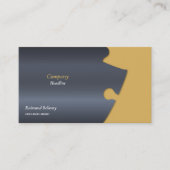 Puzzle Piece Business Card Visitenkarte (Vorderseite)