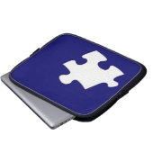 Puzzle Piece Electronics Bag Laptopschutzhülle (Vorne Knopf)